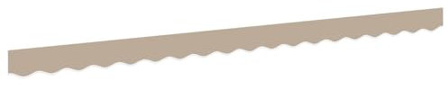 vidaXL Markisen-Vorhang für 4 m Rahmen Beige 3.8x0.2 m