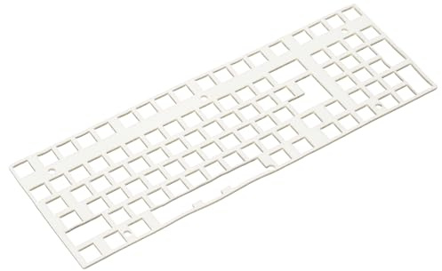 PATIKIL Espuma de teclado de 5 x 15 pulgadas, 98 diseños de teclado de amortiguación de sonido, almohadilla de espuma, interruptores amortiguadores para teclados mecánicos, color blanco