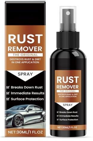 Rust Remover Spray, Multipurpose for Metal Surfaces Fast-Acting Formula, Steel & Iron Surfaces