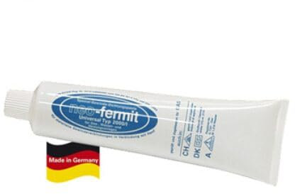Schläfer - Pasta Sigillante Idraulica Neo Fermit 1858 | Per Filetti e Raccordi Gas e Acqua | Uso Domestico e Industriale | Temperatura 0-130°C | 90gr, Plastica