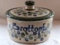 Brottopf Keramik Serie Flora gerade Form Steinzeug-Schmitt (grün-blau)