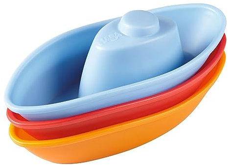 HABA 302205 Stapelschiffe-Set, Kleinkindspielzeug