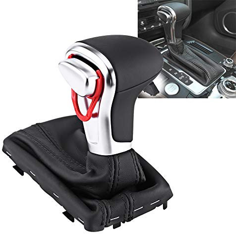 EBTOOLS Pomello del cambio con soffietto coperchio antipolvere Parte di ricambio adatto solo per modelli di guida a sinistra e trasmissione automatica