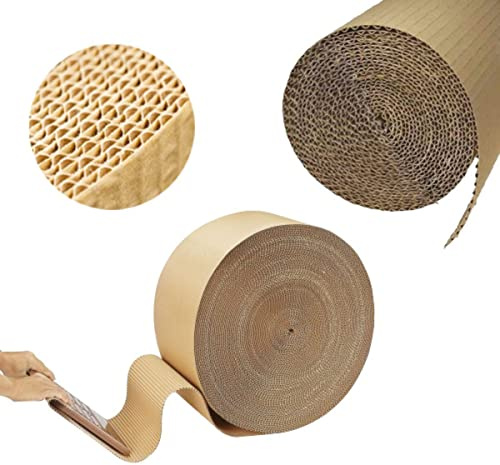 Wellpack Europe Corrugated Cardboard Card Paper Roll Packing Wrapping Book Parcel Shipping 1200MM x 15M