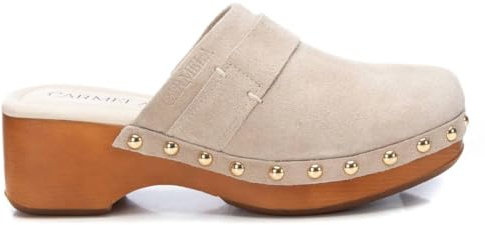 Carmela 160452 Zuecos de Mujer Hielo (Off White)
