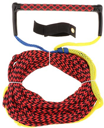 Leeadwaey Wasser-Ski-Seil schwimmend Surfseil schwimmfähig Abschleppseile Wakesurf Seil Zubehör Rot