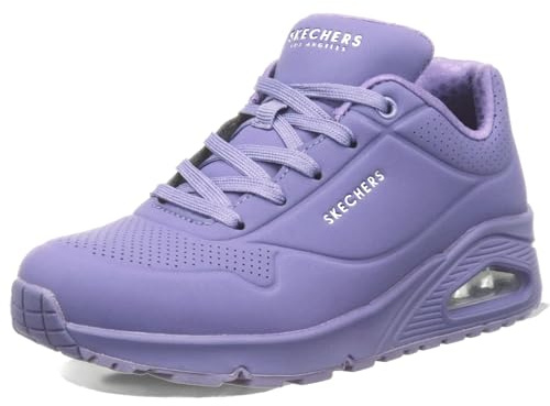 Skechers Uno Stand On Air, Scarpe da ginnastica Donna, Lila Durabuck Mesh, 38 EU
