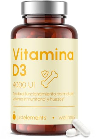 Vitamina D3 4000 UI Just Elements 90 Cápsulas - Just Elements Wellness