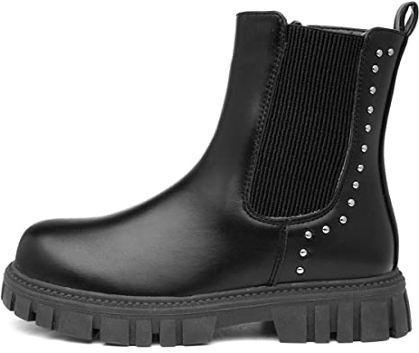 Lilley Junior JoJo Girls Black Chelsea Boot - Size 13 Child UK - Black