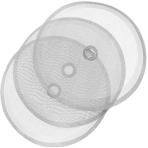 BESTOYARD 3pezzi Filtri Acciaio Inossidabile Per Caffè Da Rete Filtrante Riutilizzabile Compatibile Con Caffettiere Da Perfetta Per Espresso Aromatico Ostruzioni