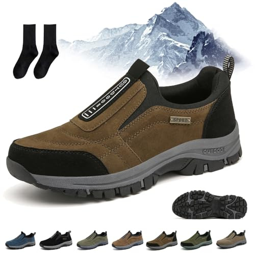Snrtevu ergonomisk sko för smärtlindring – unisex, ortopediska skor herr, lätta halkfria sneakers för utomhus fitness och vardag