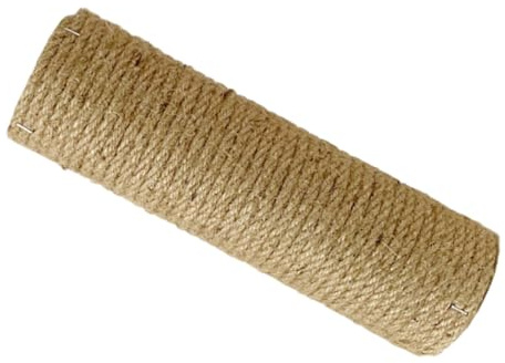 ifundom Tiragraffi Gatto in Legno Massiccio con Corda Naturale Resistente Ricambio Post per Albero Gatto Antiscivolo e Durevole per Graffi e Arrampicata Accessorio Sostitutivo per Mobili