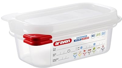 Araven Gastronorm Ermetico 1. 9 L. 0,6 176 x 108 x 65