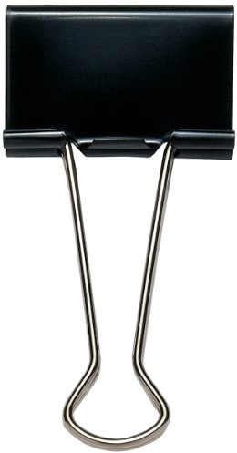 Rapesco 19mm Foldback Clip - Black (Pack of 10, 10 Pieces each)