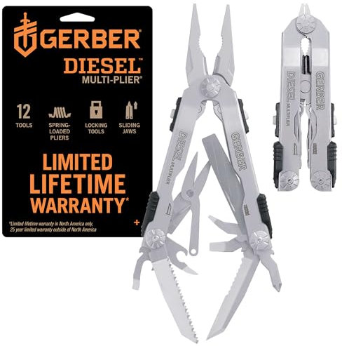 Gerber Gear Diesel Multi-Plier, Stainless Steel [22-01470]