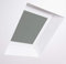 Bloc Jalousien für Velux Dachfenster, weißer Aluminiumrahmen, Zinn-Verdunkelung, MK04