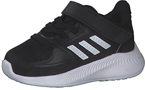 adidas Jungen Unisex Kinder FZ0093 Runfalcon 2.0 Running Shoe, Core Black Cloud White Silver Metallic, 23 EU