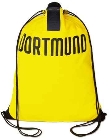 Borussia Dortmund Unisex Jugend Gymbag Trikot 19/20 upcycling (Rückseite), gelb, One Size