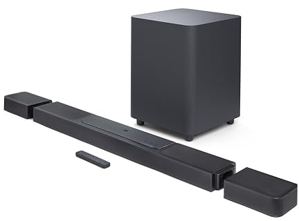 JBL Bar 1300X: 11.1.4-Channel soundbar with Detachable Surround Speakers, MultiBeam™, Dolby Atmos® and DTS:X®, Black