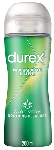 Durex Massage Lube, Aloe Vera, 200ml