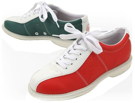 Chaussures De Bowling Hommes/Femmes,Chaussures D'entraînement De Bowling,Chaussures de bowling à lacets,Respirant Légères et Chaussures de bowling style athlétique,pour intérieur en Plein air