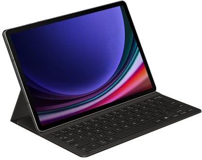 Samsung Book Cover Keyboard Slim Tablet Case with Keyboard for Galaxy Tab S9 | S9 FE | S10 FE Black