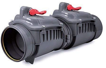 KARMAT / PESTAN Hochwertige Doppelrückstauklappe Ø160mm Rückstauverschluss Rückstauklappe