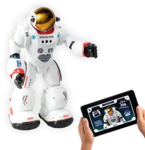 Xtrem Bots Charlie | Robot Juguete Educativo para Niños de 7 Años | App Sistema Solar | Robot Inteligente y Programable