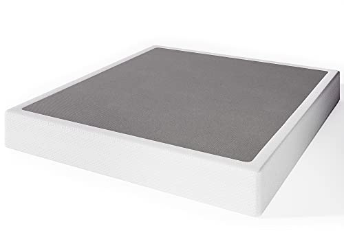 RLDVAY Box-Spring-Queen, 9 inch Metal Queen Box Spring Only, Heavy Duty Queen Size Box Spring with Fabric Cover, Easy Assembly, Non Slip, Noise Free