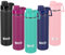 SHO Stainless Steel Sports Water Bottle - Leak Proof, BPA Free, No Sweat, Vacuum Insulated Double Walled Metal Flask - 12 Hours Hot 24 Hours Cold (660ml Aqua)