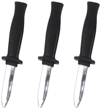 Bohue 3 coltelli retrattili in plastica giocattolo finto pugnale sparire coltello falso scherzo puntello novità trucco giocattolo per Halloween Stage Performance