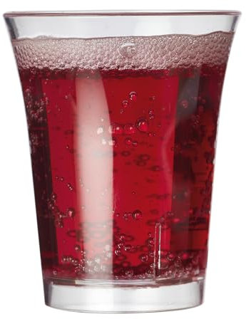 AIOS Unbreakable Polycarbonate Classic Double Shot Glass. Capacity 50ml (6)