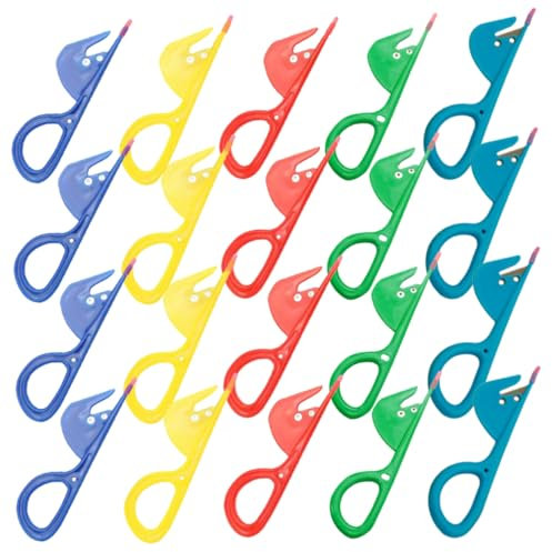 GRIRIW 20 Pezzi Coltello Per Budella Di Pollame Taglierine Piccolo Forbici Da Cucina Taglierina Dell'intestino Per La Casa Tagliatori Di Intestino Apri Intestino Multifunzione Plastica