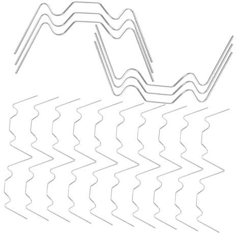 SUPVOX 200pezzi Mini Clip Per Serra in Inossidabile Morsetto Forma w Per Fissaggio Accessorio Per Protezione Clip Robuste Resistenti Termine Installazione Facile Manutenzione