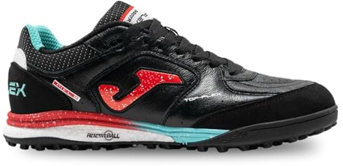 Joma Zapatillas de fútbol sala Top Flex Rebound 26 Turf Código TORS2601TF Negro, Negro Rojo Azul, 43 EU