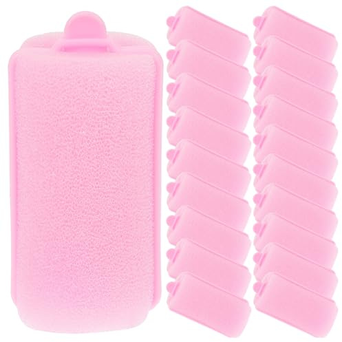 HAMPPLIES 36 St Sponge Hair Rollers For Heatless Curls Soft Foam Rollers For Overnight Styling Long Hair