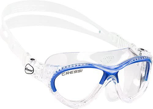 Cressi Premium Schwimmbrille Kinder 7/15 Jahre 100% UV Schutz + Tasche - Hergestellt in Italien