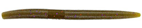 Gary Yamamoto 5 SENKO GREEN PUMPKIN W/PURPLE & COPPER FLAKE (10 PACK)