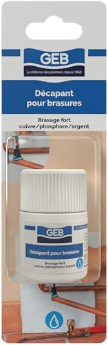 GEB Décapant pour brasure forte cuivre phosphore argent 30 g
