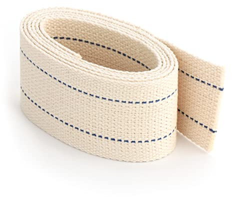 NKlaus 1 Metro 42mm 100% algodón Natural Mecha de lámpara Plana para Quemador de Aceite lámpara de Aceite con petróleo purificado 1304