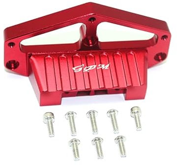 GPM Tamiya Lunch Box Upgrade Parts Aluminium Front Lower Arm Stabilizer - 1Pc Set Red