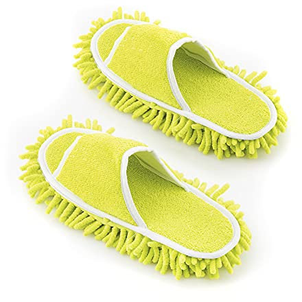InnovaGoods® Chaussons Sweeper Mop-Go, nettoient le sol de manière confortable et amusante, avec fonction de chaussons mop, design ergonomique et facile à utiliser, idéal pour la maison et les animaux