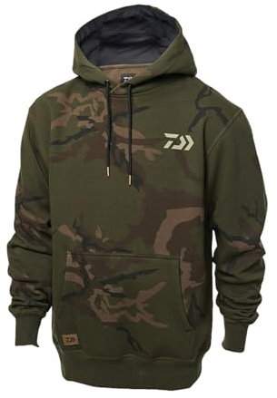 Daiwa Carp Camo Hoodie Gr. XL Kapuzenpullover Hoody Pullover für Angler