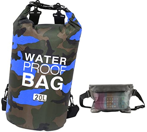 Idefair Waterproof Dry Bag, Floating Dry Backpack Beach Bag Lightweight Dry Sack for The Beach, Boating, Fishing, Kayaking, Swimming, Rafting,Camping 5L 10L 15L 20L 30L