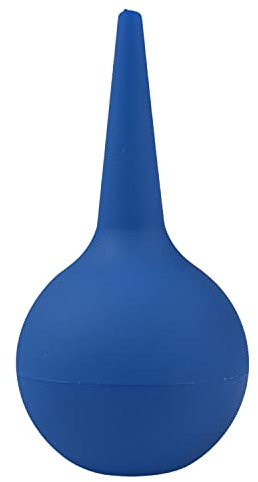 MEISH 30ml Ear Syringe Bulb Ear Cleaner Bulb Rubber Washing Squeeze Bulb Ear Wash Bulb Reusable Ear Cleaner for Earwax Removal (Blue)