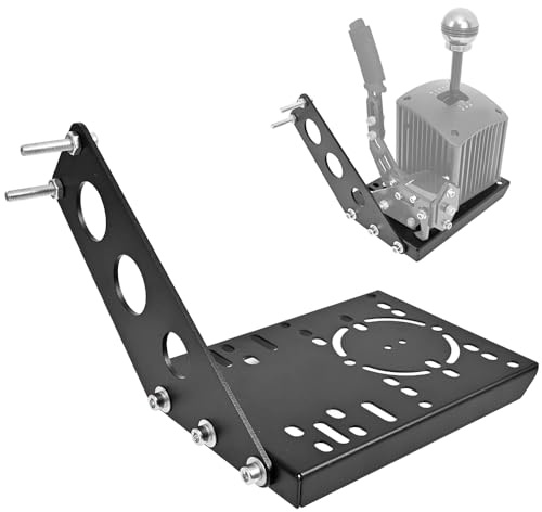 Marada Steering Wheel Stand Gear Lever Accessories Suitable for Some Square Tube Racing Simulator Stand fit for Logitech, for Thrustmaster