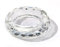 CDXHOME Cendrier en Verre Cristal, élégant Porte-Cigare en Cristal Transparent pour la Maison et Le Bureau, Décoration de Table (Crystal Clear, 4,7 Pouces)
