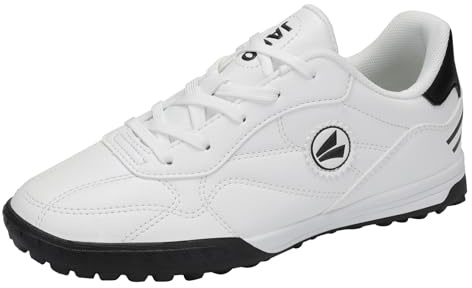 JAKO Unisex J-st Signature Fussballschuh, White Jet Black, 45 EU