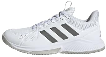 adidas Women's Court Flight, White/Grey/Grey, 9