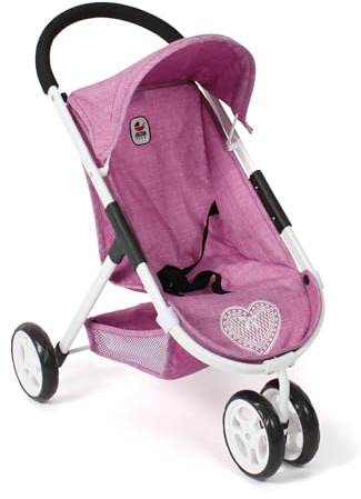 Bayer Chic 2000 Puppenbuggy Speedy – Puppenwagen - Jeans pink